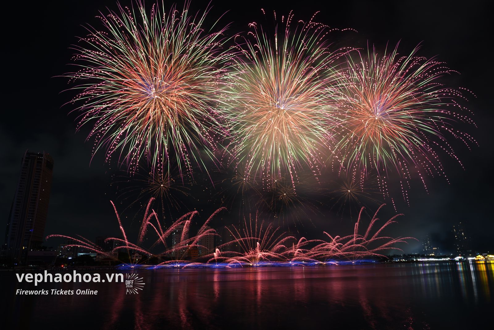 Vé pháo hoa quốc tế Đà Nẵng 2026 chính thức