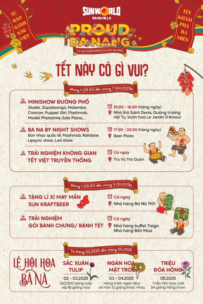 Tết này có gì vui tại Bà Nà Hill