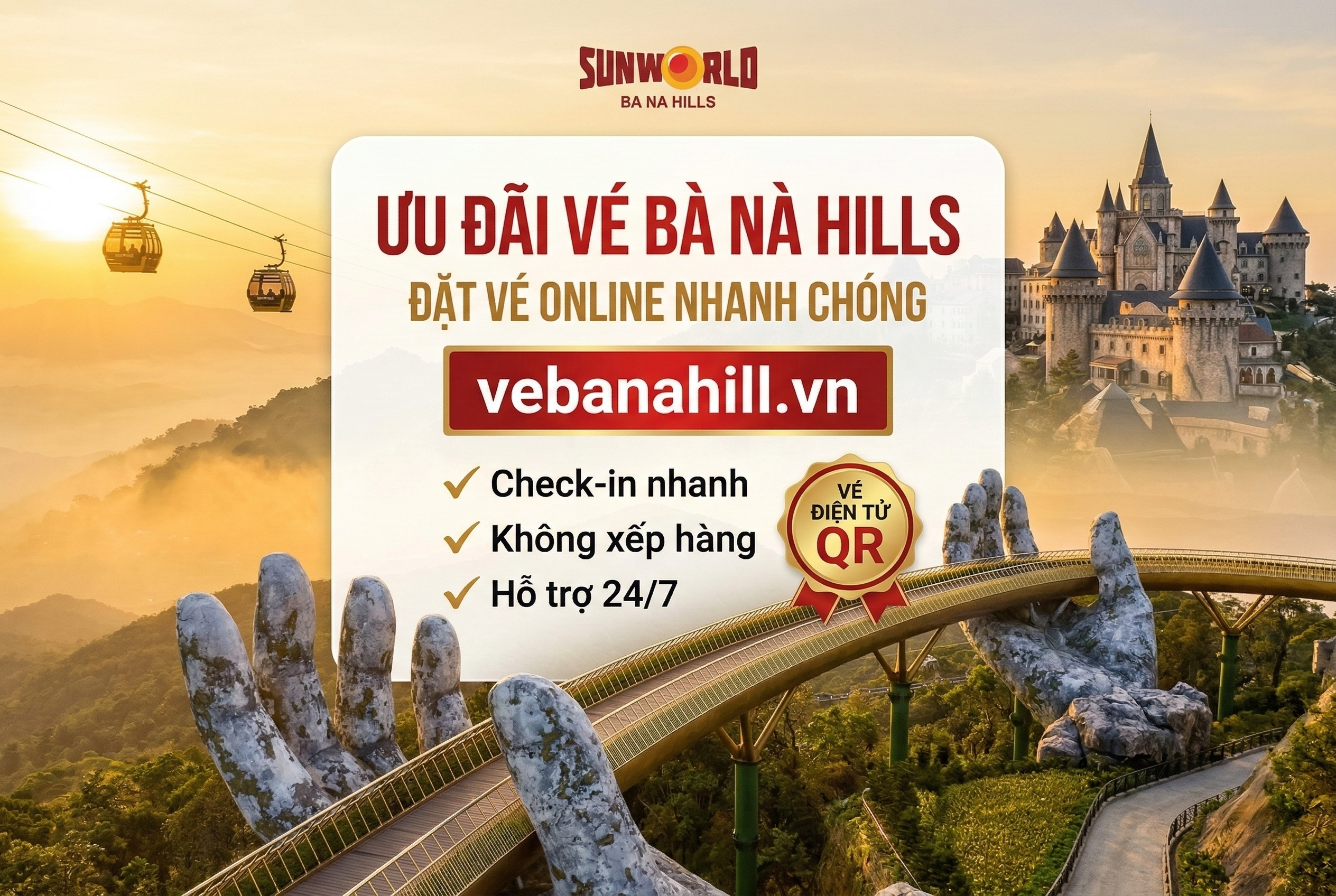 Giá Vé Bà Nà Hills 2026 Mới Nhất | Bảng Giá Chi Tiết