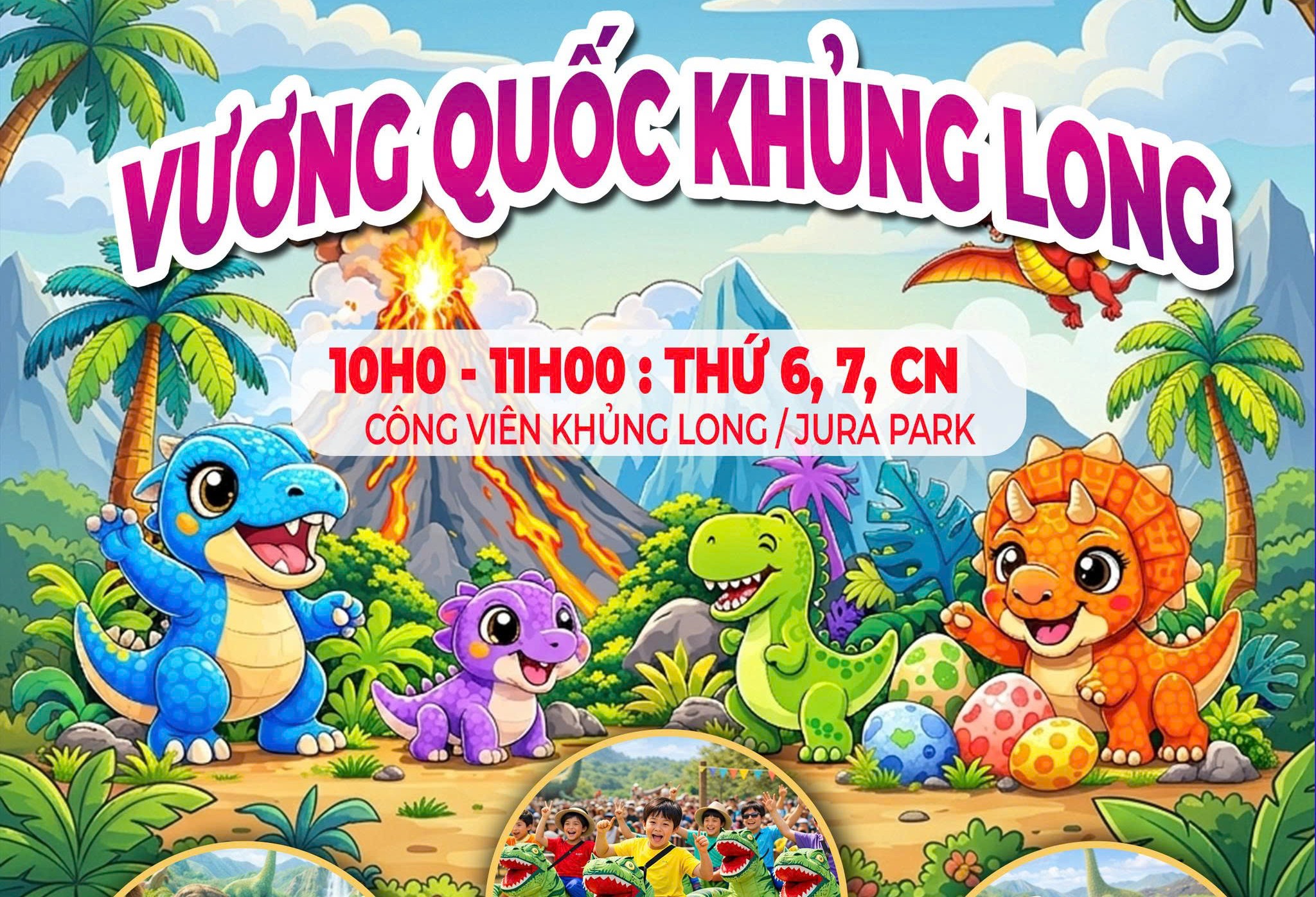 Vườn Quốc Khủng Long tại Công viên Khủng Long Jura Park
