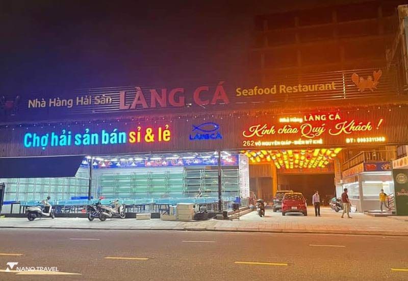 Thưởng thức nhiều hải sản tươi sống tại Làng Cá Đà Nẵng