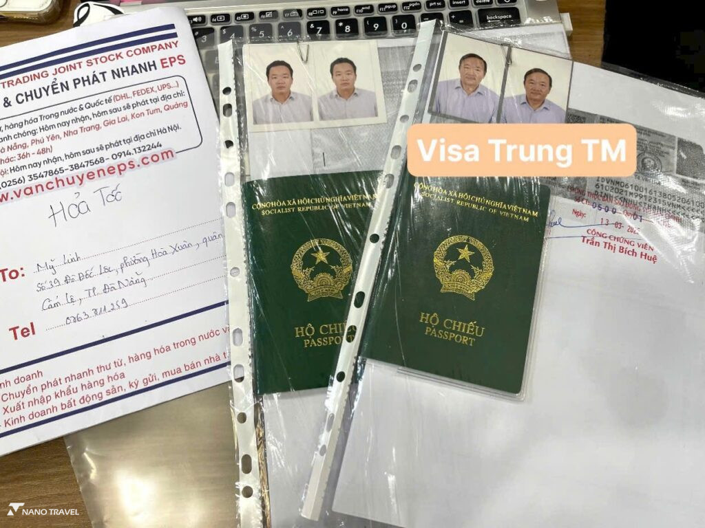 Làm hộ chiếu Đà Nẵng cho khách nhận tại nhà