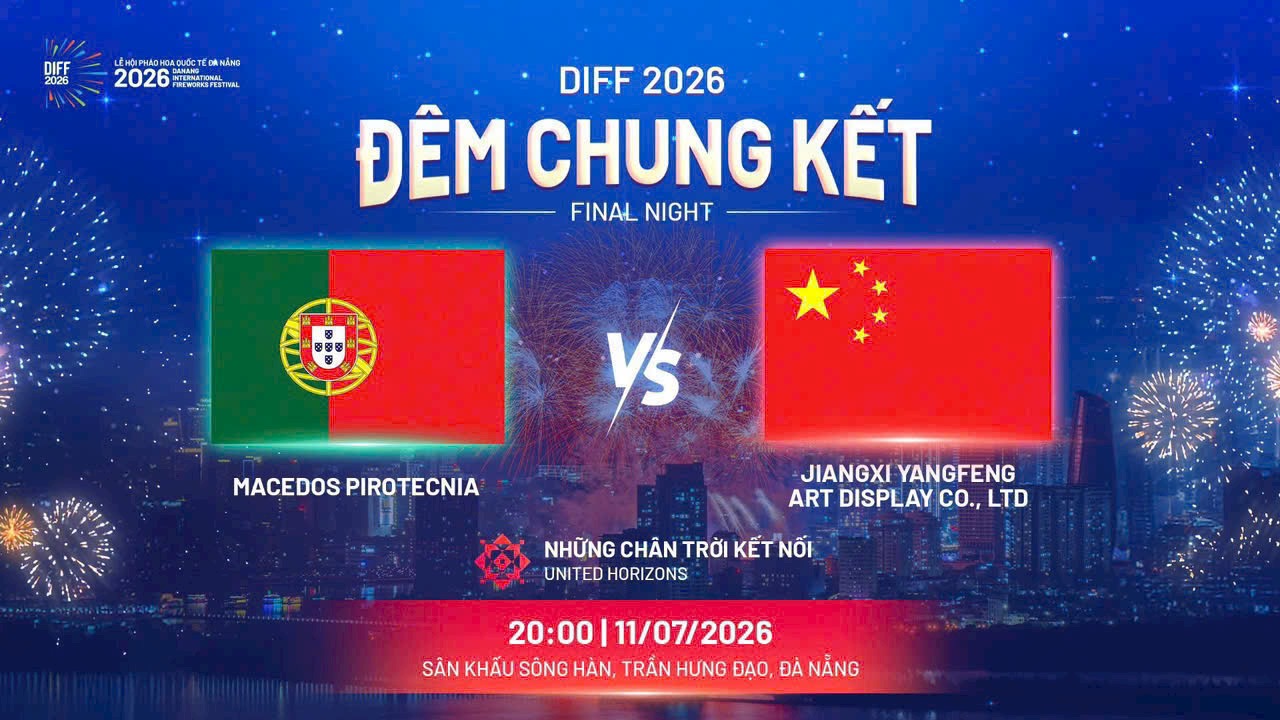 Bồ Đào Nha và Trung Quốc sẽ tranh tài đêm Chung kết DIFF 2026 hấp dẫn