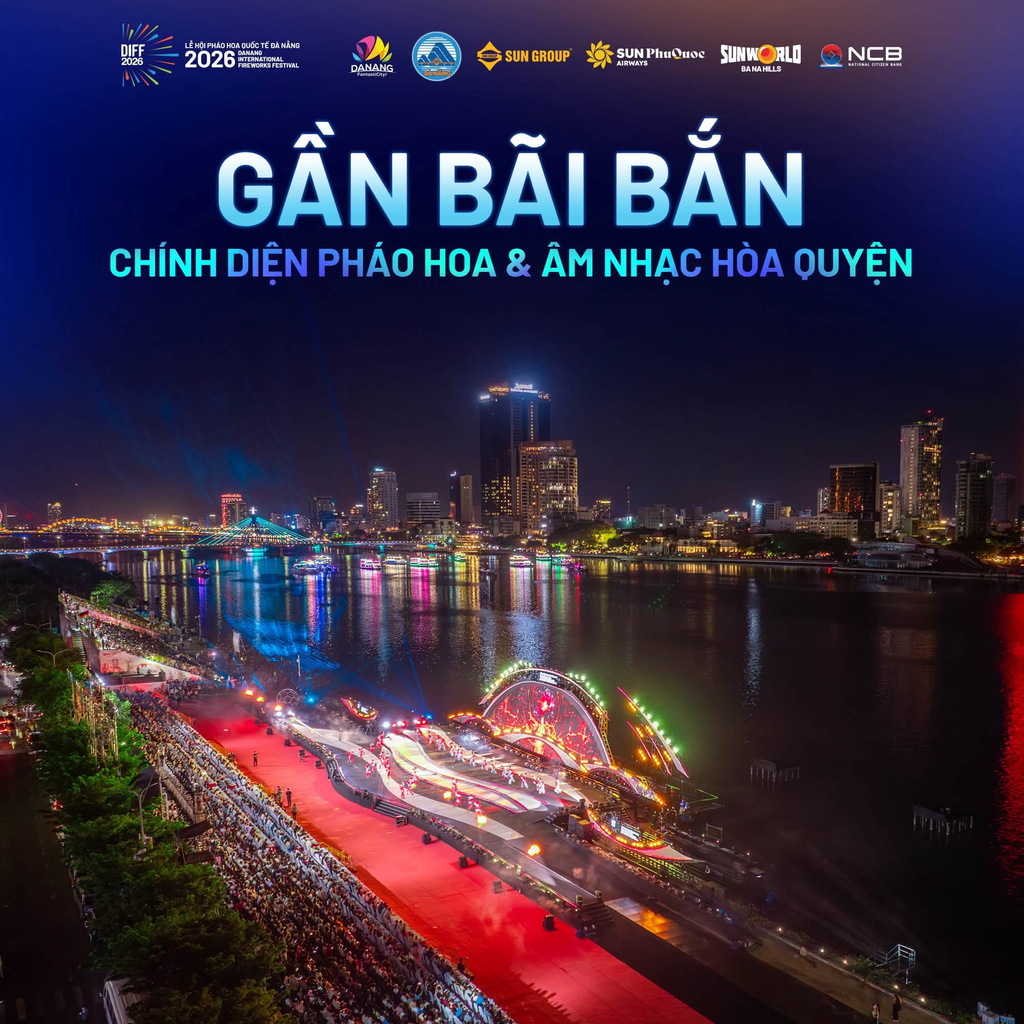 736964578_1323540156603386_5436272163715578950_n.jpg Mở bán vé khán đài A4 cho đêm chung kết DIFF 2026, với khung cảnh lung linh của pháo hoa và âm nhạc bên bờ sông.