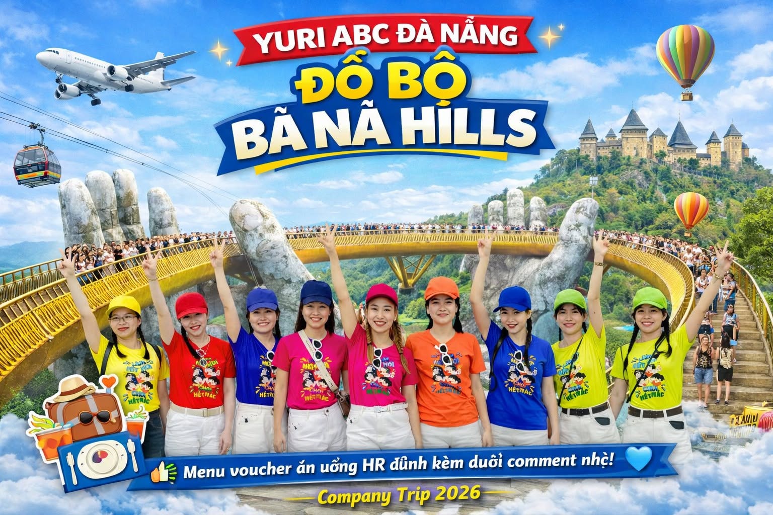 yuri_abc_da_nang.jpg YURI ABC Đà Nẵng đổ bộ Bà Nà Hills trong company trip 2026 do Nano Travel tổ chức